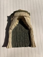 DOLLS HOUSE, BED, 24TH, AVON, CANOPY, IVORY, RESIN FURNITURE, BEDROOM, MINIATURE