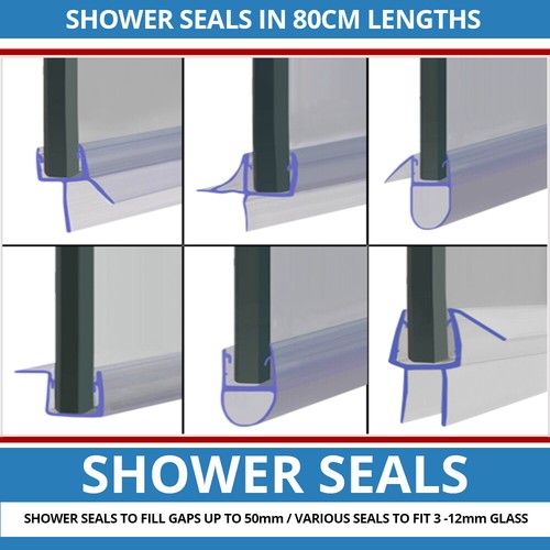 Shower screen seal strip - seal, for