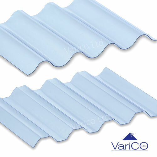 Clear corrugated pvc roofing - clear,