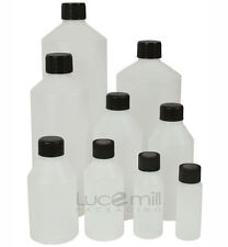 HDPE Plastic Bottles & BLACK