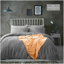 LUXURY POPCORN & HONEYCOMB THROW SUPER SOFT BEEHIVE HEXAGON WARM TRAVEL BLANKET