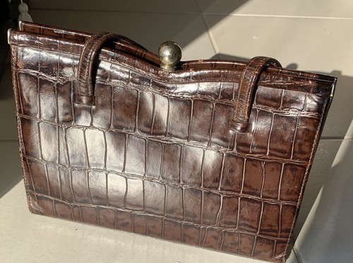 Ladies vintage brown leather - ladies,