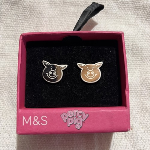 Percy pig cuff - pig, links