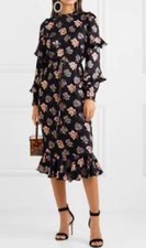 Womens Bessie Midaxi satin dress by Needle & Thread, size 10, great condition