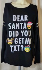 JUSTICE Girls Black T-Shirt Sz