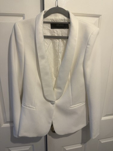 Zara white tuxedo - tuxedo, blazer