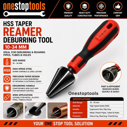 Hss taper reamer deburring - taper,