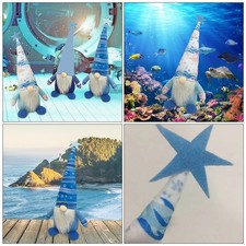  2 Pcs Office Desk Decor Living Room Decoration Figure Beach Themed