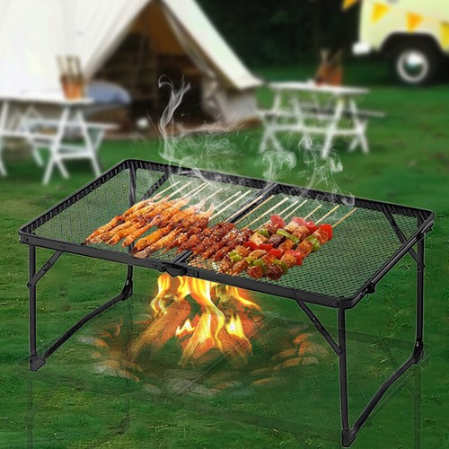Folding camping bbq - folding, table