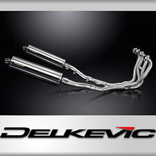 KAWASAKI ZZR400 ZZR600 90-09 FULL 4-2 EXHAUST SYSTEM 450mm STAINLESS SILENCERS