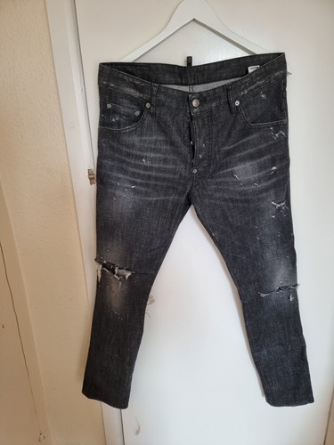 Dsquared2 rhinestone slim fit - rhinestone,