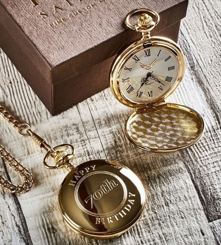 Happy 70th birthday - 70th, gold