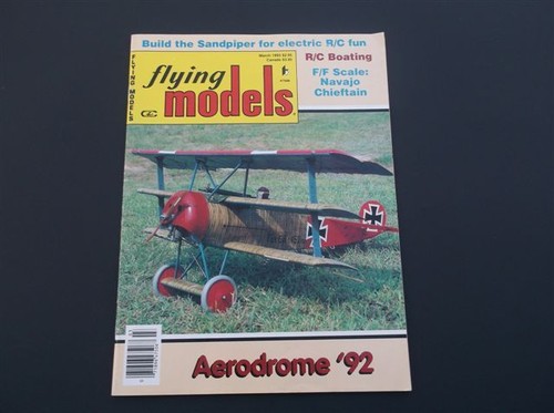 Vintage flying model - model, magazine