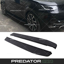 BLACK PACK RUNNING BOARD SIDE STEPS RAILS FOR LAND ROVER DISCOVERY 5 L462 2017+