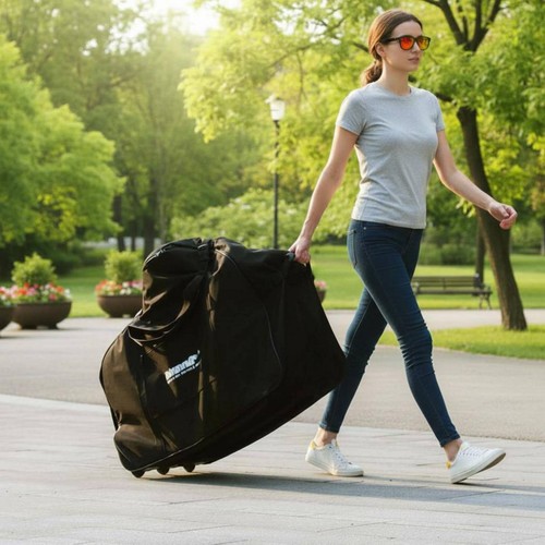 Folding bike trolley bag - folding,