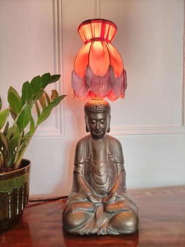 Large vintage upcycled buddah - large,