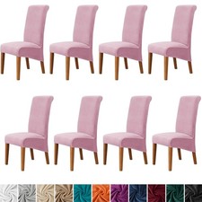 Velvet highback dining - 8, x