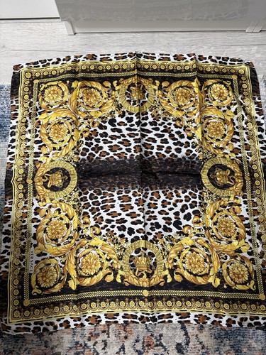 Versace squared scarf - versace,