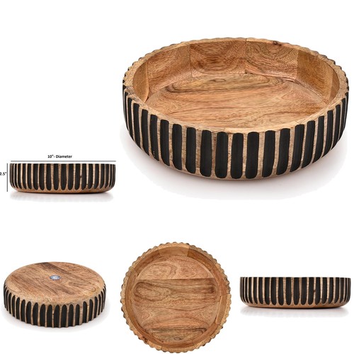 Decorative bowl mango wood - decorative,