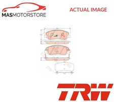 BRAKE PADS SET BRAKING PAD FRONT TRW GDB3418 A NEW OE REPLACEMENT