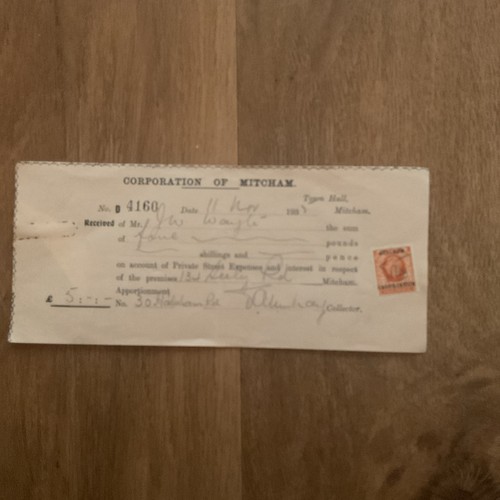 1935 corporation of - corporation, mitcham