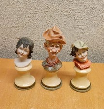 3 x VINTAGE SMALL CAPODIMONTE