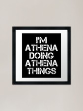 Athena Name T Shirt - Doing