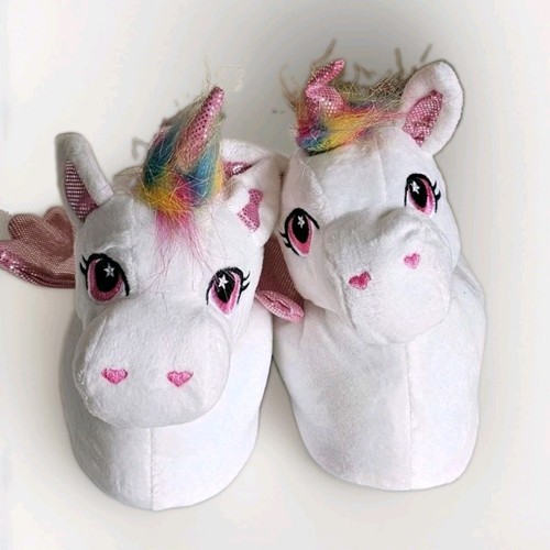 Ladies full unicorn slippers - slippers,