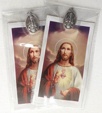SACRED HEART    Prayer Card &