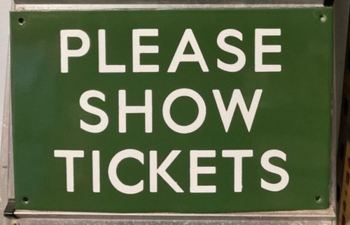 Please show tickets green - please,