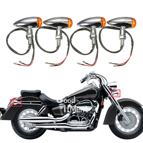 Chrome bullet turn signal - bullet,