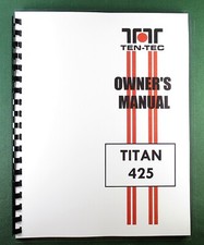 TenTec Titan 425 Instruction