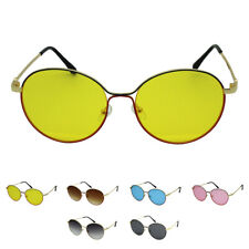  Oval Round Lens Sunglasses Mens Womens Ladies John Lennon Fashion Circle UV400