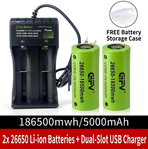2pc 26650 ion - 2pc,