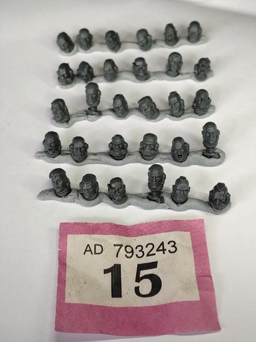 Warhammer space marine - space, heads