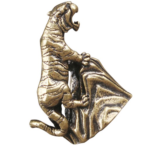 Brass tiger adornment vintage - brass,
