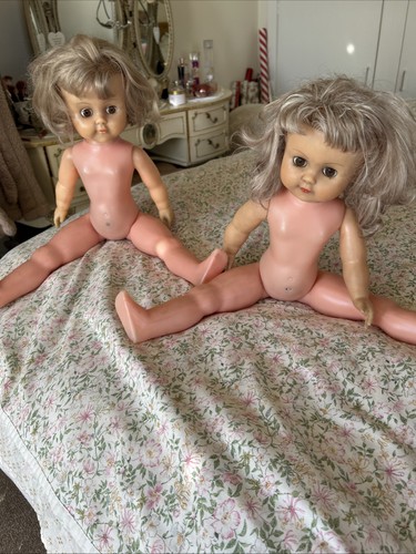 Pram dolls sisters - dolls,