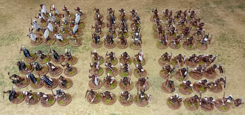 Painted 28mm zulu war - painted,