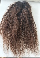 Real Human Hair Curly 22" Wig 