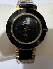 Geneva Watch Black & Gold
