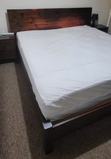 WarrenEvans Solid Wood Superking Bed frame/2xStorage Drawers/2xBedside Tables