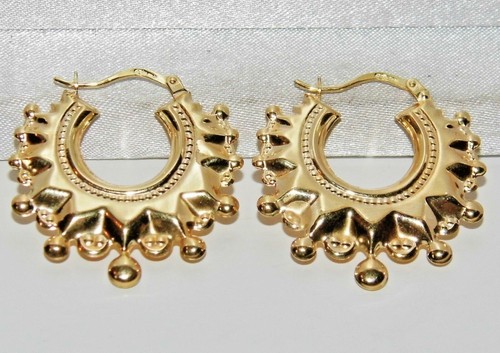 9ct gold spiked - gold,