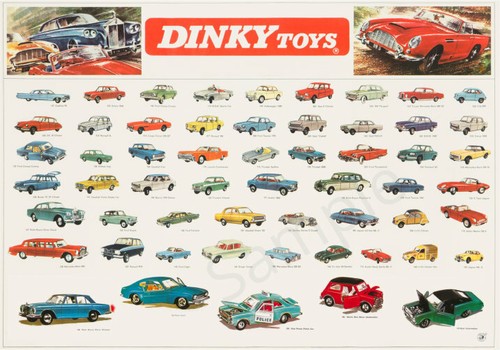 Dinky cars retro old - cars, car
