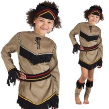 Girls Red Indian Squaw Eagle