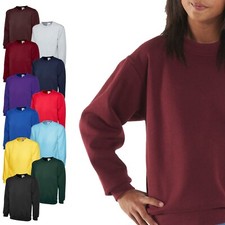 Boys & Girls Childrens Sweatshirt Size Age 2 to 13 - SPORT LEISURE SCHOOL CASUAL