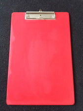 Vintage Acco Foolscap Clipboard Red
