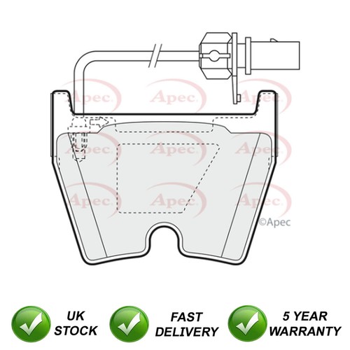 Brake pads set front - set, fits
