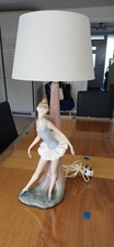 Lladro Neo Ballerina Lamp. Beautiful Condition. 59cm Tall Including Shade