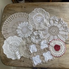 Vintage Lace Doilies Mixed Lot