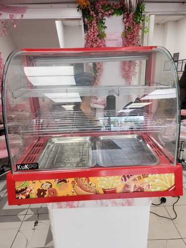 Hot food warmer - food, display